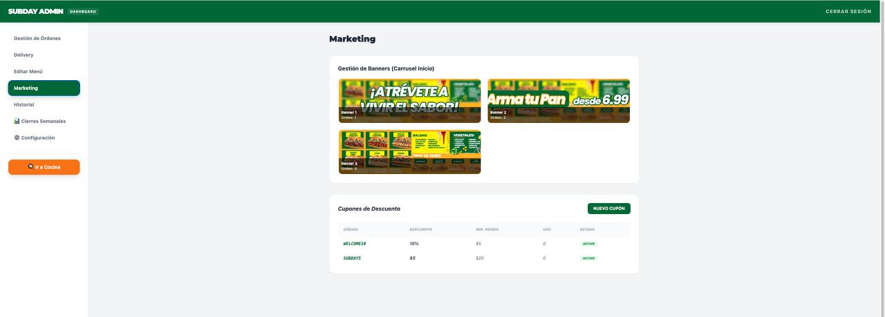 Marketing y Configuración
